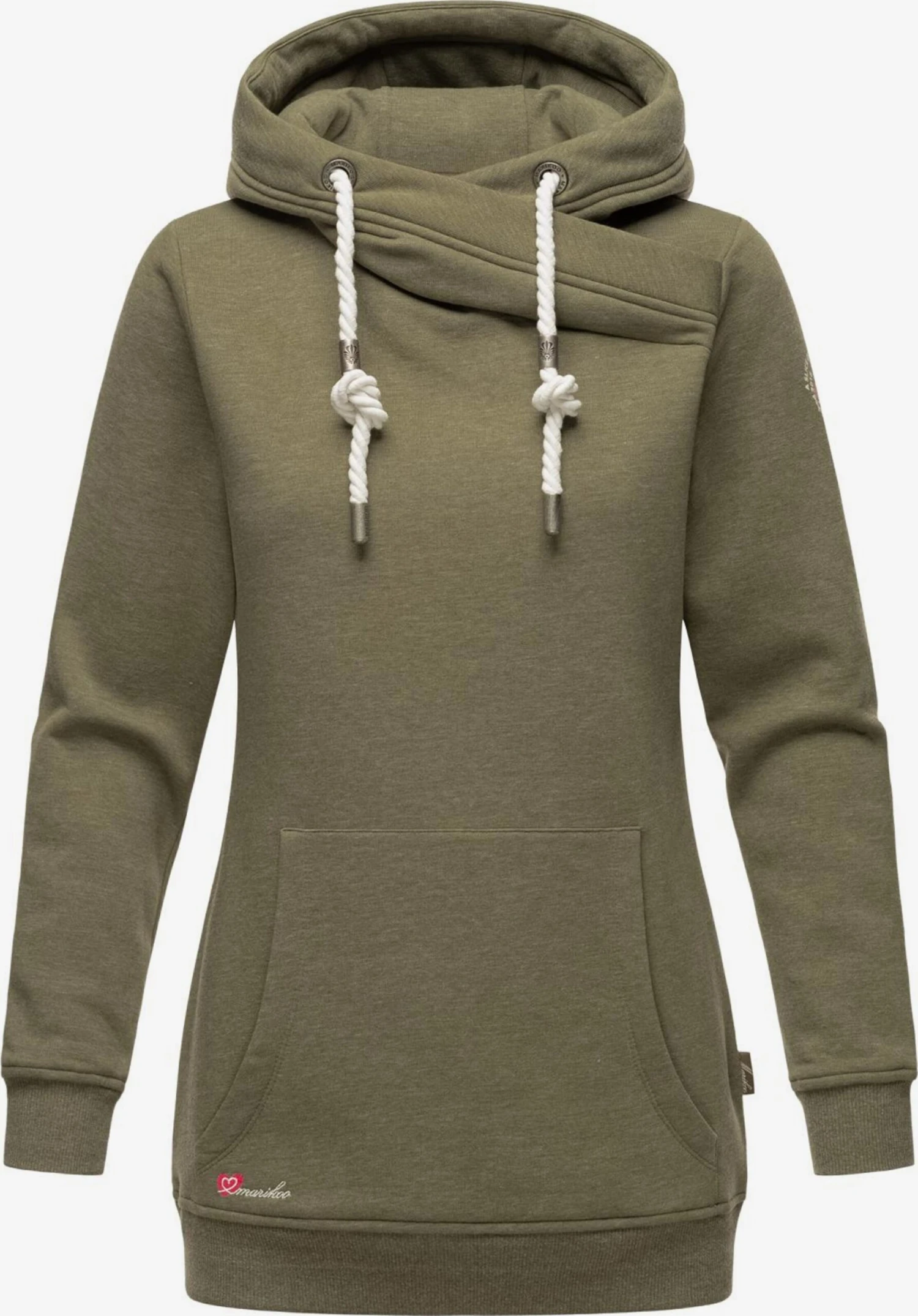 Marikoo Sweats à Capuche Sweat-shirt Izuyaa Femme Olive 3 Marikoo Sweats à Capuche Sweat-shirt Izuyaa Femme Olive
