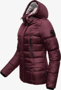 Marikoo Vestes Dhiver Veste D’hiver Loveleen Femme Bordeaux -Marikoo Boutique a1e8be3b262aec571c7b085168dd4520