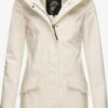 Marikoo Manteaux De Pluie Manteau Fonctionnel Mayleen Femme Blanc Cassé -Marikoo Boutique a25751570089918d2ef789d7d03ced7a