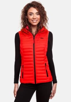 Marikoo Vestes Sans Manches Gilet Hasenpfote Femme Orange Fluo -Marikoo Boutique a33513411aa4a76ef6ebd49c435df06f