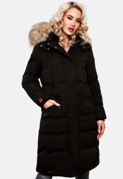 Marikoo Manteaux Dhiver Manteau D’hiver Schneesternchen Femme Noir -Marikoo Boutique a557d0fd6effdd9a05566db753922479