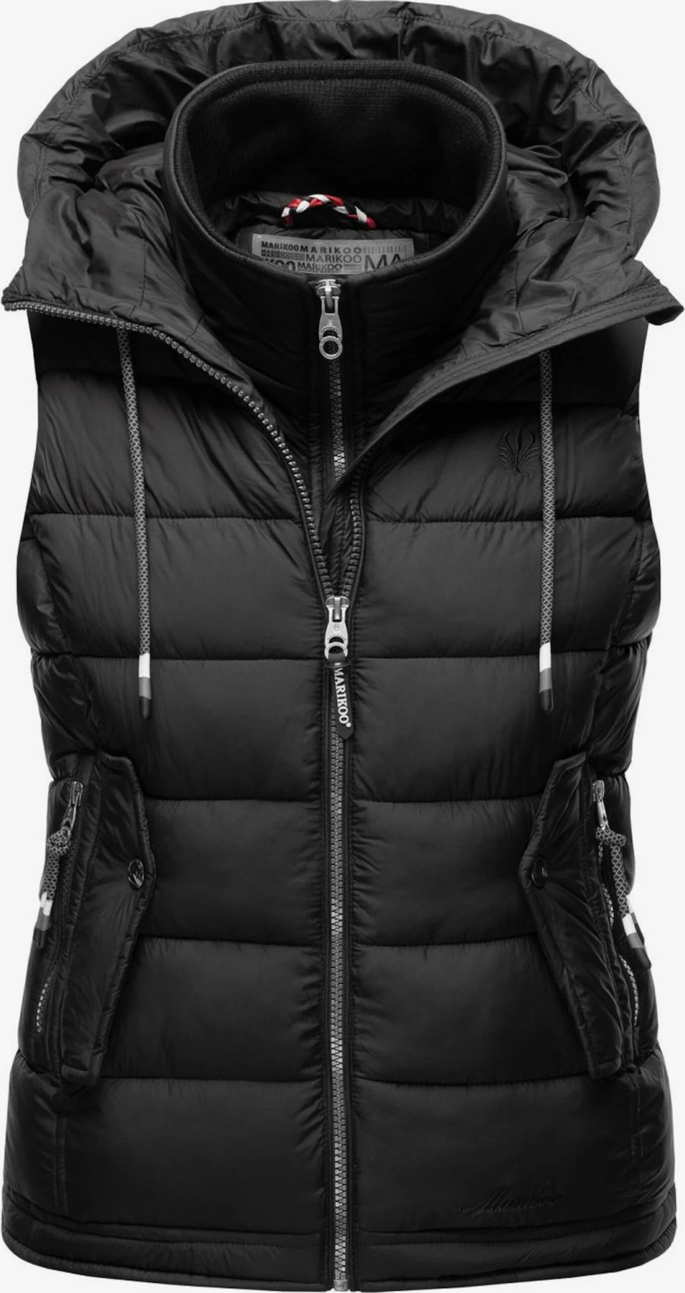 Marikoo Vestes Sans Manches Gilet Taisaa Femme Noir 3 Marikoo Vestes Sans Manches Gilet Taisaa Femme Noir