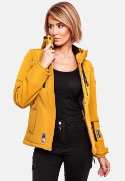 Marikoo Vestes De Mi-saison Veste Mi-saison Kleine Zicke Femme Jaune -Marikoo Boutique a95114d041c854889bddfadc6c8ee987