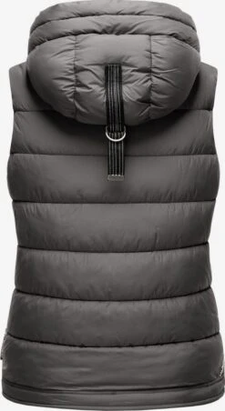Marikoo Vestes Sans Manches Gilet Taisaa Femme Gris Foncé -Marikoo Boutique aa3e22cead9433a499ba00f3ec255bc7