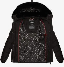 Marikoo Vestes Dhiver Veste D’hiver Qesraa Femme Noir -Marikoo Boutique ae23e3bbd2646af03e849a84d64aa2bd