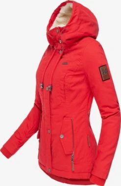 Marikoo Vestes Dhiver Veste D’hiver Bikoo Femme Rouge -Marikoo Boutique ae48cadee95ed1b19757b0abe0b03c0f