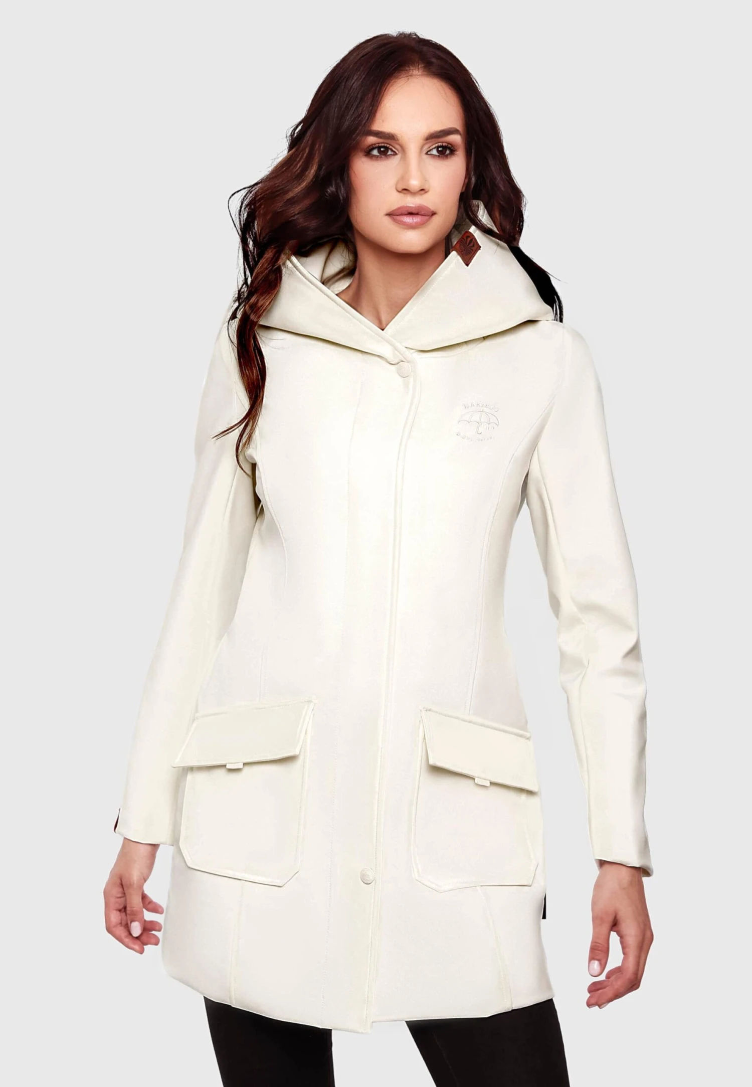 Marikoo Manteaux De Pluie Manteau Fonctionnel Mayleen Femme Blanc Cassé 6 Marikoo Manteaux De Pluie Manteau Fonctionnel Mayleen Femme Blanc Cassé – Image 4