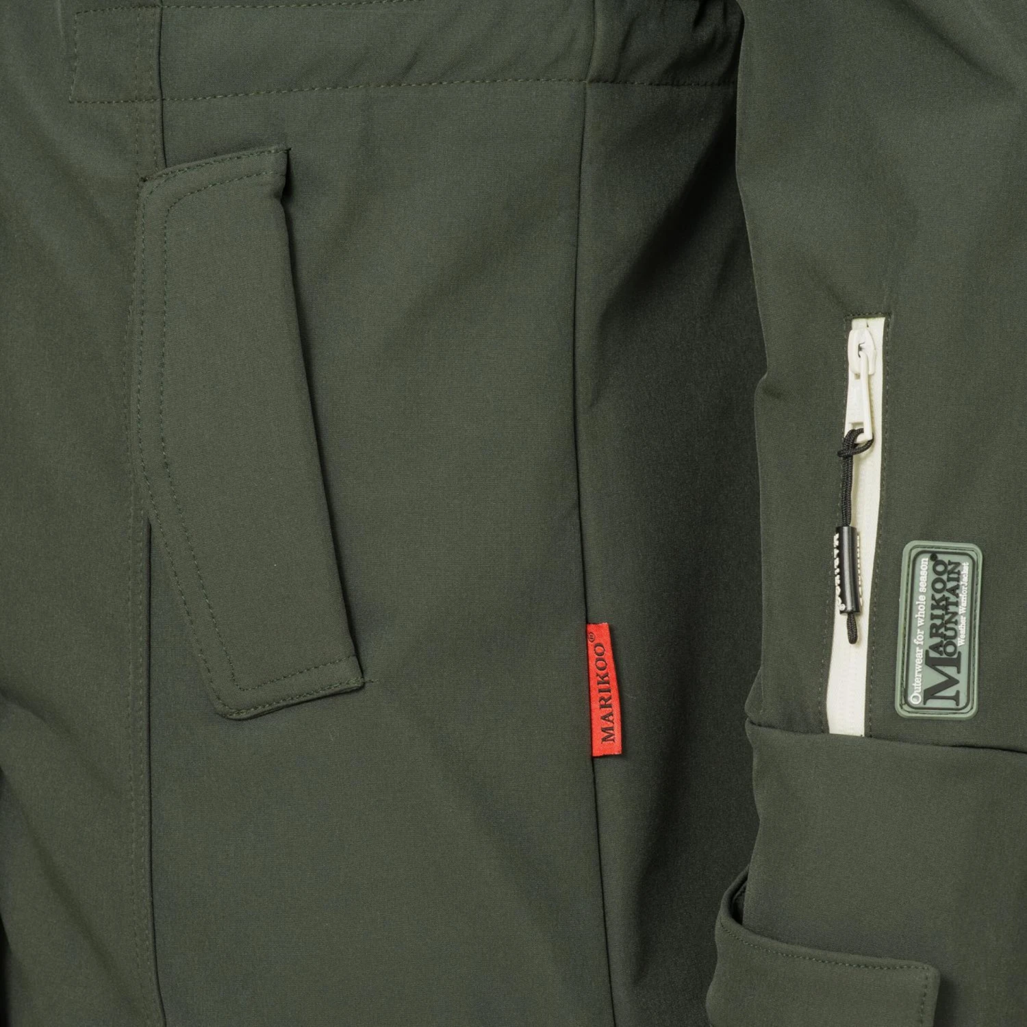 Marikoo Manteaux De Pluie Manteau Fonctionnel Zimtzicke Femme Kaki 7 Marikoo Manteaux De Pluie Manteau Fonctionnel Zimtzicke Femme Kaki – Image 5