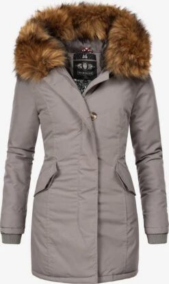 Marikoo Parkas Parka D’hiver Karmaa Femme Gris