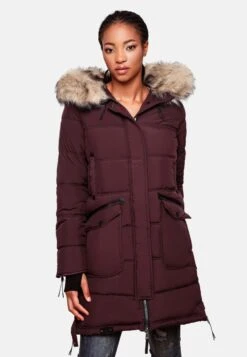 Marikoo Manteaux Dhiver Manteau D’hiver Chaskaa Femme Bordeaux -Marikoo Boutique b48db9f7ca5dfa5a31225e7b342541e6
