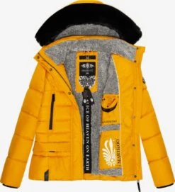 Marikoo Vestes Dhiver Veste D’hiver Loveleen Femme Jaune -Marikoo Boutique b8b55b44395f20d1bf62bee17dcf1281