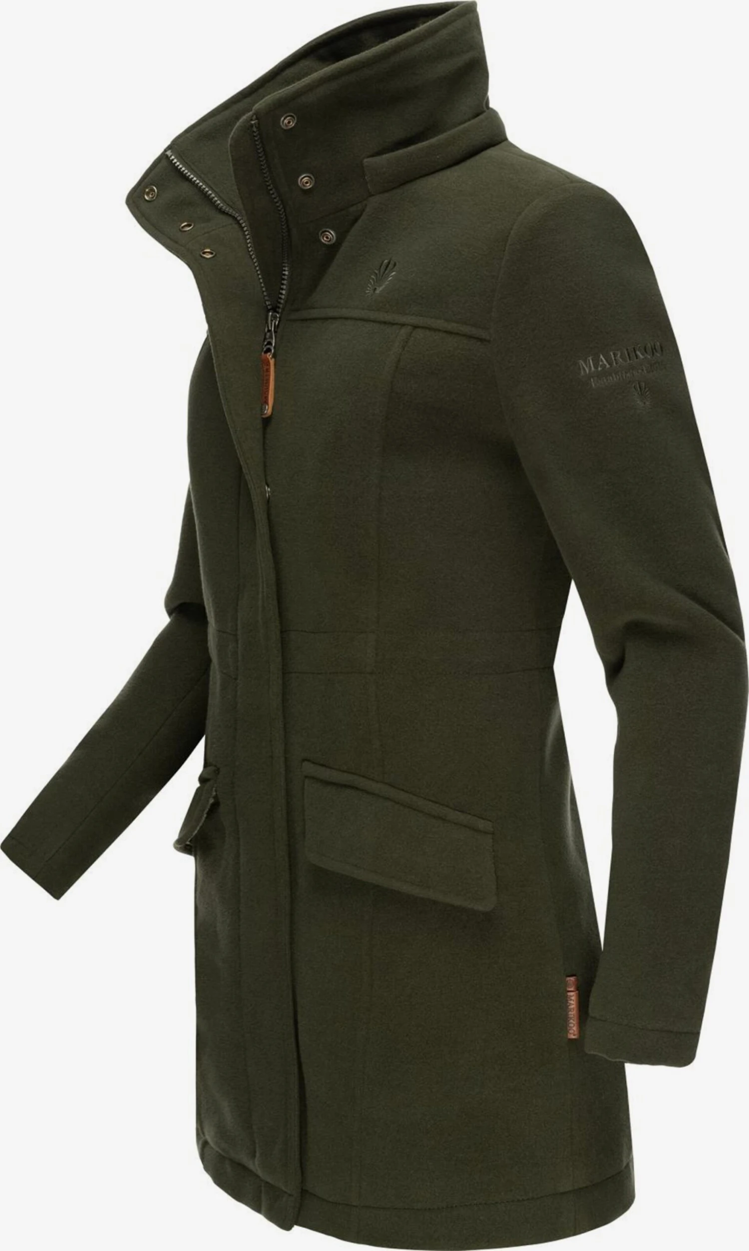 Marikoo Manteaux Dhiver Manteau D’hiver Femme Vert Foncé 6 Marikoo Manteaux Dhiver Manteau D’hiver Femme Vert Foncé – Image 4