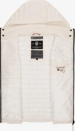 Marikoo Vestes Sans Manches Gilet Hasenpfote Femme Blanc Cassé -Marikoo Boutique b96093911b1f612b3a487a8c46bbac11