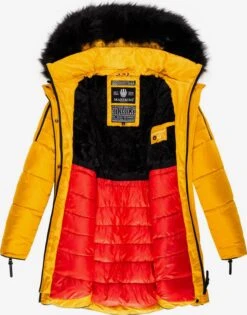 Marikoo Manteaux Dhiver Manteau D’hiver Moonshine Femme Jaune Dor -Marikoo Boutique b97730f337e5fa1e436db4a2ef87614a