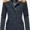 Marikoo Parkas Parka D’hiver Karmaa Femme Bleu Marine -Marikoo Boutique bb132a35b7525f7a500f36a9a1753b60