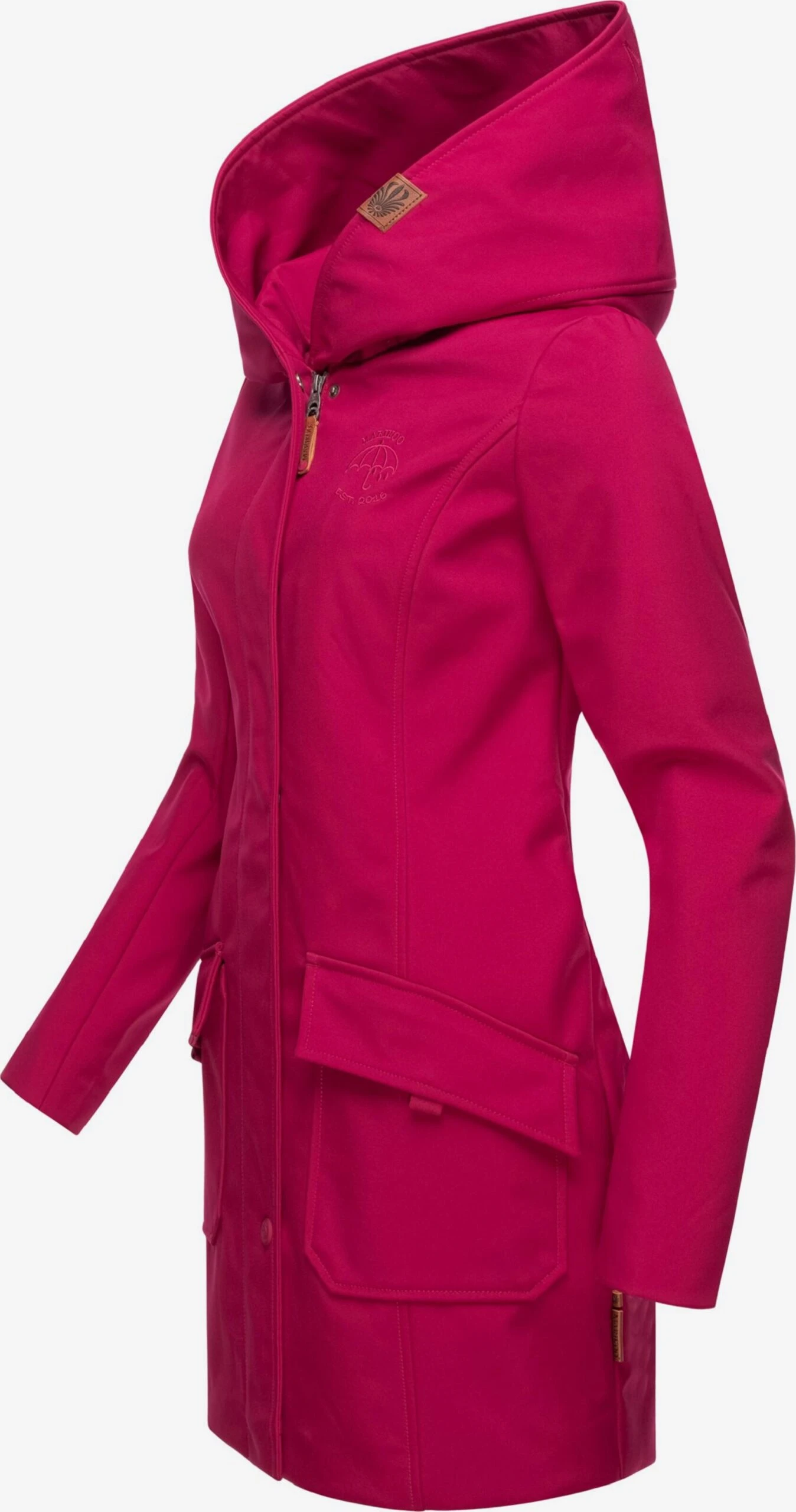 Marikoo Manteaux De Pluie Manteau Fonctionnel Mayleen Femme Magenta 4 Marikoo Manteaux De Pluie Manteau Fonctionnel Mayleen Femme Magenta – Image 2