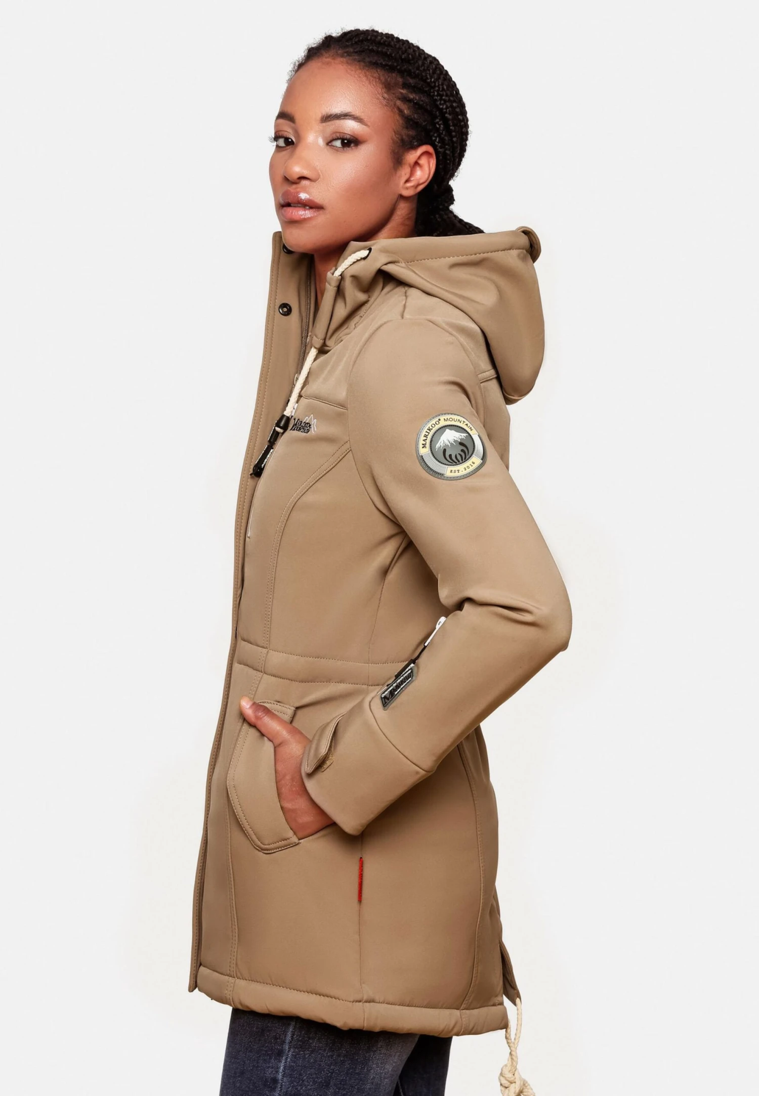 Marikoo Manteaux De Pluie Manteau Fonctionnel Zimtzicke Femme Noisette 8 Marikoo Manteaux De Pluie Manteau Fonctionnel Zimtzicke Femme Noisette – Image 6