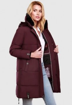 Marikoo Manteaux Dhiver Manteau D’hiver Femme Rouge Cerise 20 Marikoo Manteaux Dhiver Manteau D’hiver Femme Rouge Cerise -Marikoo Boutique bd7224919a5c03d7e7bc030104dedea7
