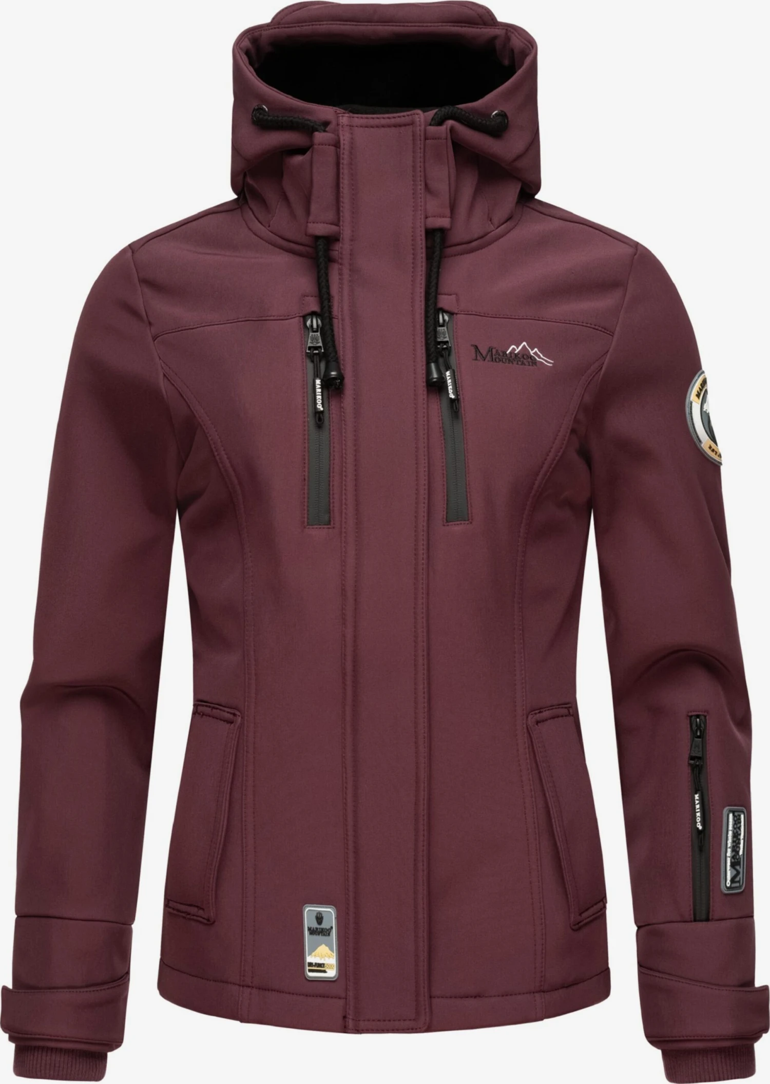 Marikoo Vestes De Mi-saison Veste Mi-saison Kleine Zicke Femme Rouge / Bordeaux 4 Marikoo Vestes De Mi-saison Veste Mi-saison Kleine Zicke Femme Rouge / Bordeaux – Image 2