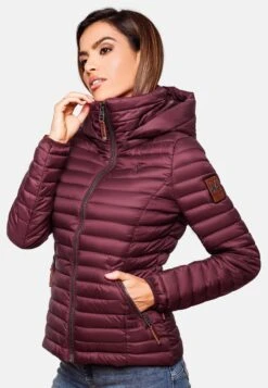 Marikoo Vestes De Mi-saison Veste Mi-saison Löwenbaby Femme Bordeaux -Marikoo Boutique bfd900fd36521e7aaec10a807791b615
