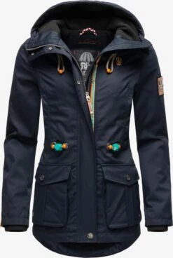 Marikoo Vestes De Mi-saison Veste Mi-saison Babetaa Femme Marine -Marikoo Boutique c0379ef1dd7678a64f010c12b89f9b57