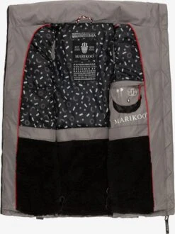 Marikoo Vestes Sans Manches Gilet Eisflöckchen Femme Gris -Marikoo Boutique c0b35ebc92ec4d2f6daa8bf88be9d3bc