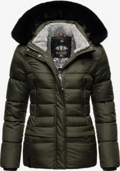 Marikoo Vestes Dhiver Veste D’hiver Loveleen Femme Olive
