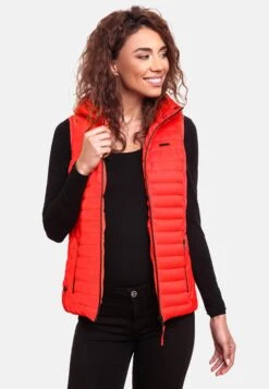Marikoo Vestes Sans Manches Gilet Hasenpfote Femme Orange Fluo -Marikoo Boutique c23ab41a2b27a1dece54ac68114661f8