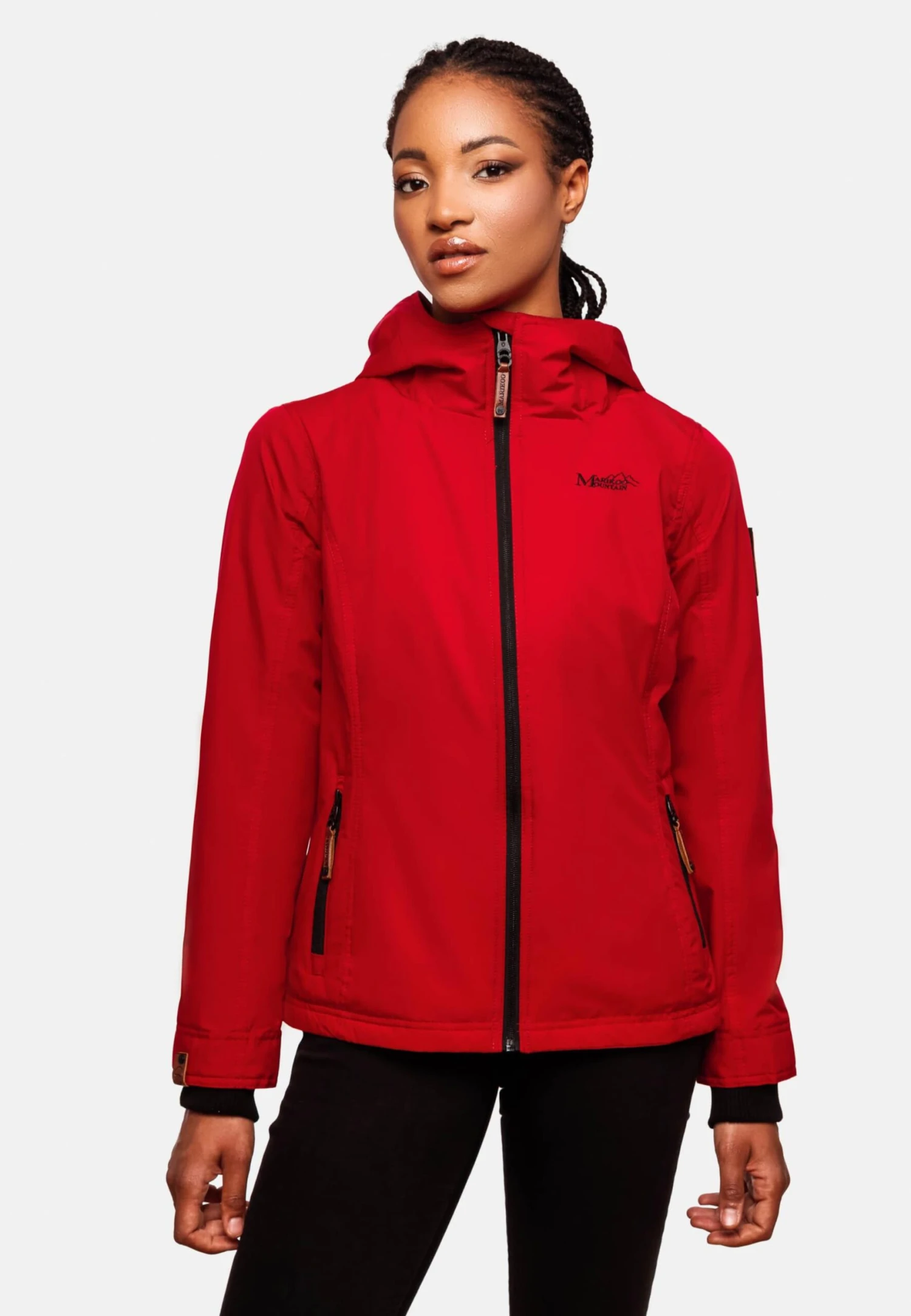 Marikoo Vestes De Mi-saison Veste Mi-saison Brombeere Femme Rouge 7 Marikoo Vestes De Mi-saison Veste Mi-saison Brombeere Femme Rouge – Image 5