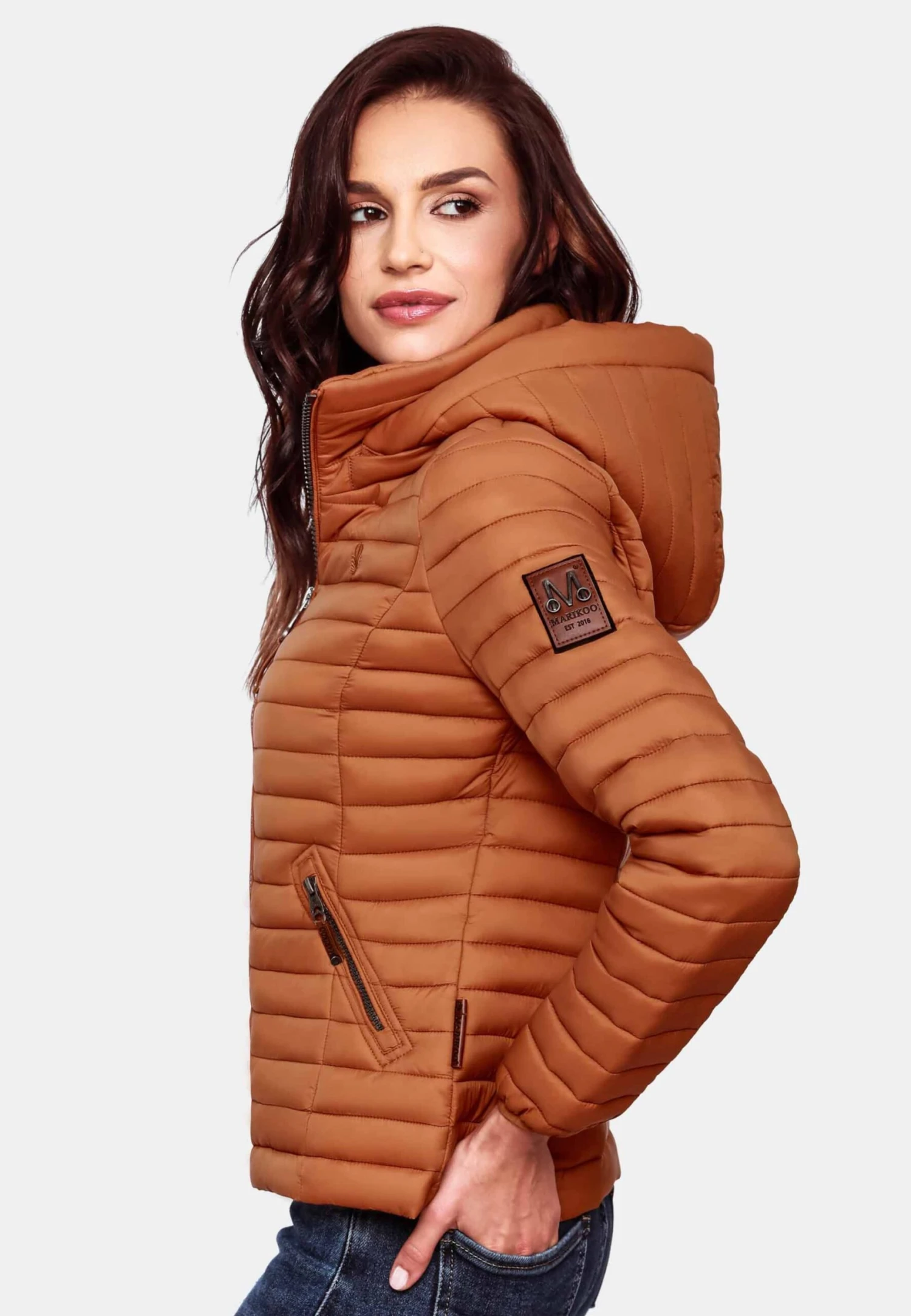 Marikoo Vestes De Mi-saison Veste Mi-saison Löwenbaby Femme Rouille 8 Marikoo Vestes De Mi-saison Veste Mi-saison Löwenbaby Femme Rouille – Image 6