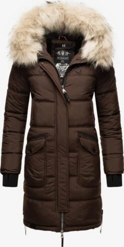 Marikoo Manteaux Dhiver Manteau D’hiver Chaskaa Femme Chocolat