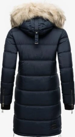 Marikoo Manteaux Dhiver Manteau D’hiver Chaskaa Femme Bleu Marine -Marikoo Boutique c6aaae7a2ad0827f970e83a53df67c04