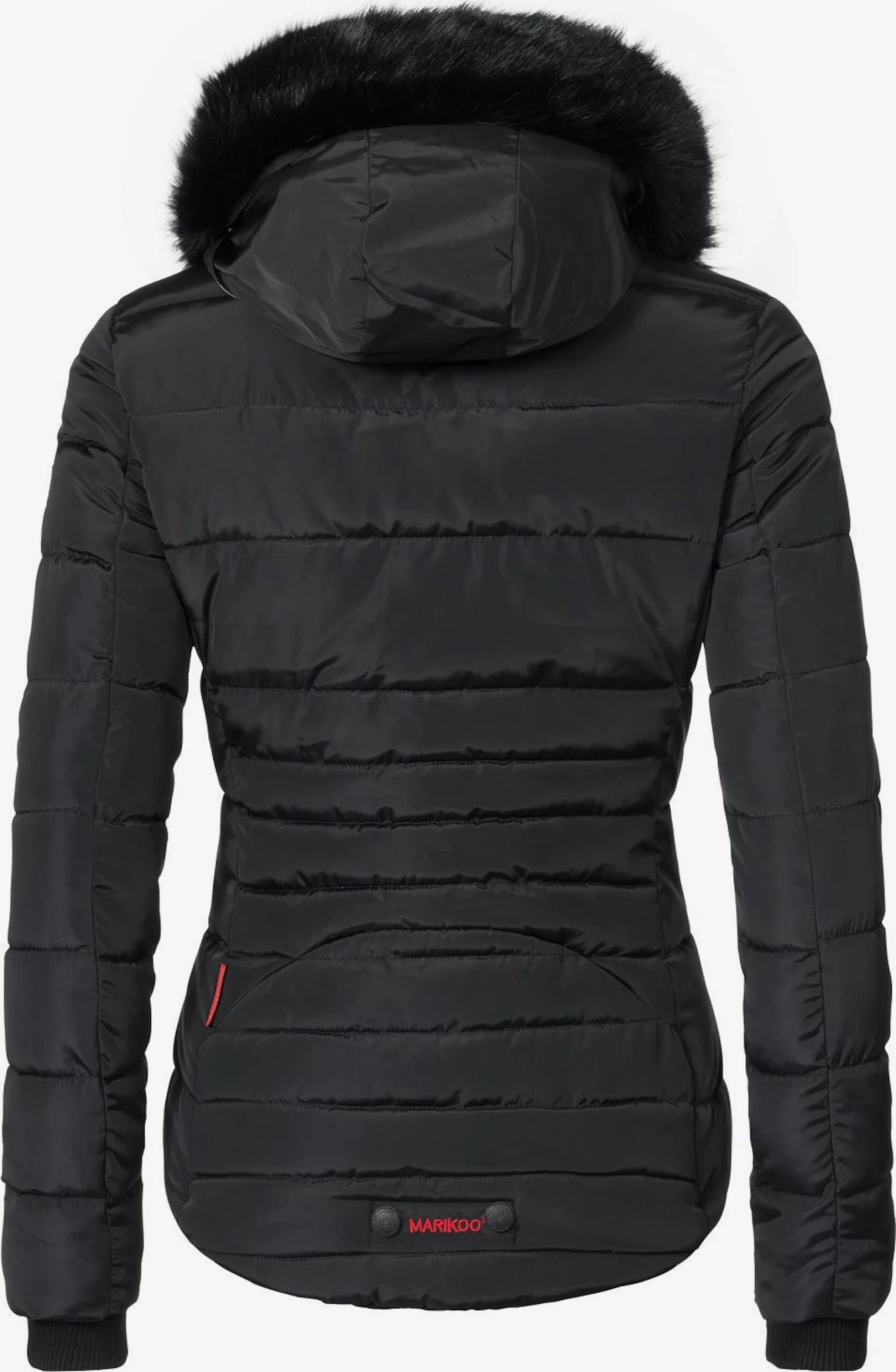 Marikoo Vestes Matelassées Veste D’hiver Lotusblüte Femme Noir 4 Marikoo Vestes Matelassées Veste D’hiver Lotusblüte Femme Noir – Image 2