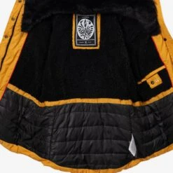 Marikoo Vestes Dhiver Veste D’hiver Lotusblüte Femme Jaune Dor -Marikoo Boutique c70e4aea234b060fa086105867d2b61f