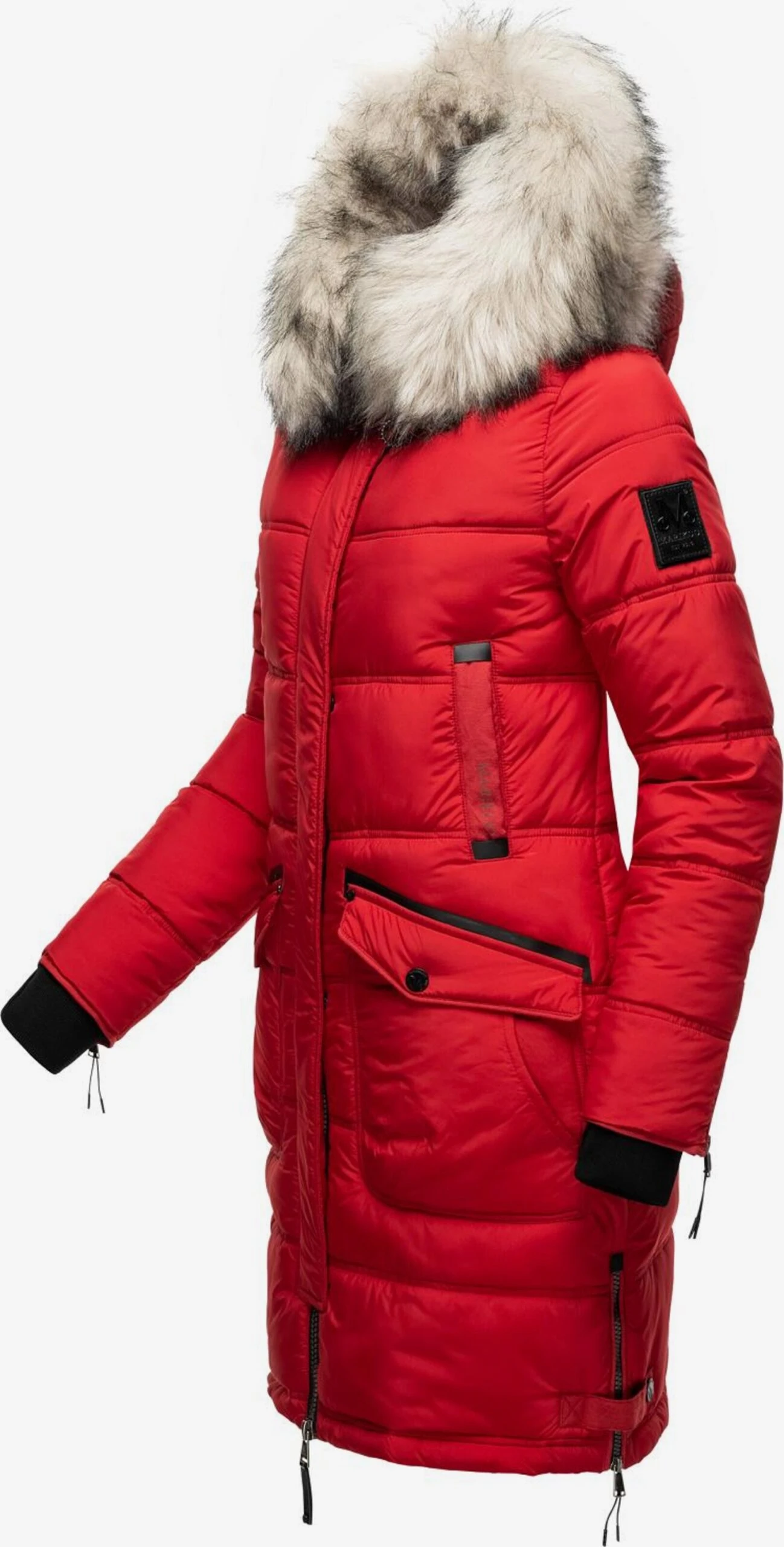 Marikoo Manteaux Dhiver Manteau D’hiver Chaskaa Femme Rouge 4 Marikoo Manteaux Dhiver Manteau D’hiver Chaskaa Femme Rouge – Image 2