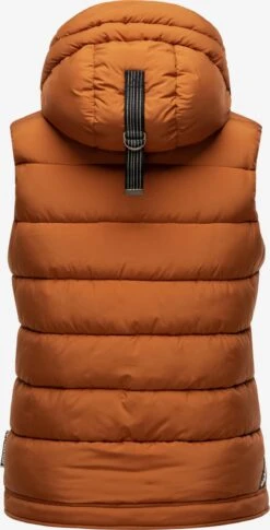 Marikoo Vestes Sans Manches Gilet Taisaa Femme Caramel -Marikoo Boutique c94522aaefe2382e5370241aa97e0eb2