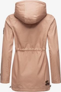 Marikoo Parkas Parka Mi-saison Nyokoo Femme Rose -Marikoo Boutique ca38c5727969239f73f2b0990f1f4799