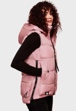 Marikoo Vestes Sans Manches Gilet Zarinaa Femme Rose 14 Marikoo Vestes Sans Manches Gilet Zarinaa Femme Rose -Marikoo Boutique ca8076620eeac8e0d742fb65a64d7a4c