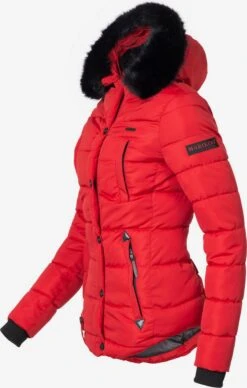 Marikoo Vestes Dhiver Veste D’hiver Lotusblüte Femme Rouge -Marikoo Boutique caf9121e1470b9ed9bcdf8d081de2eb8