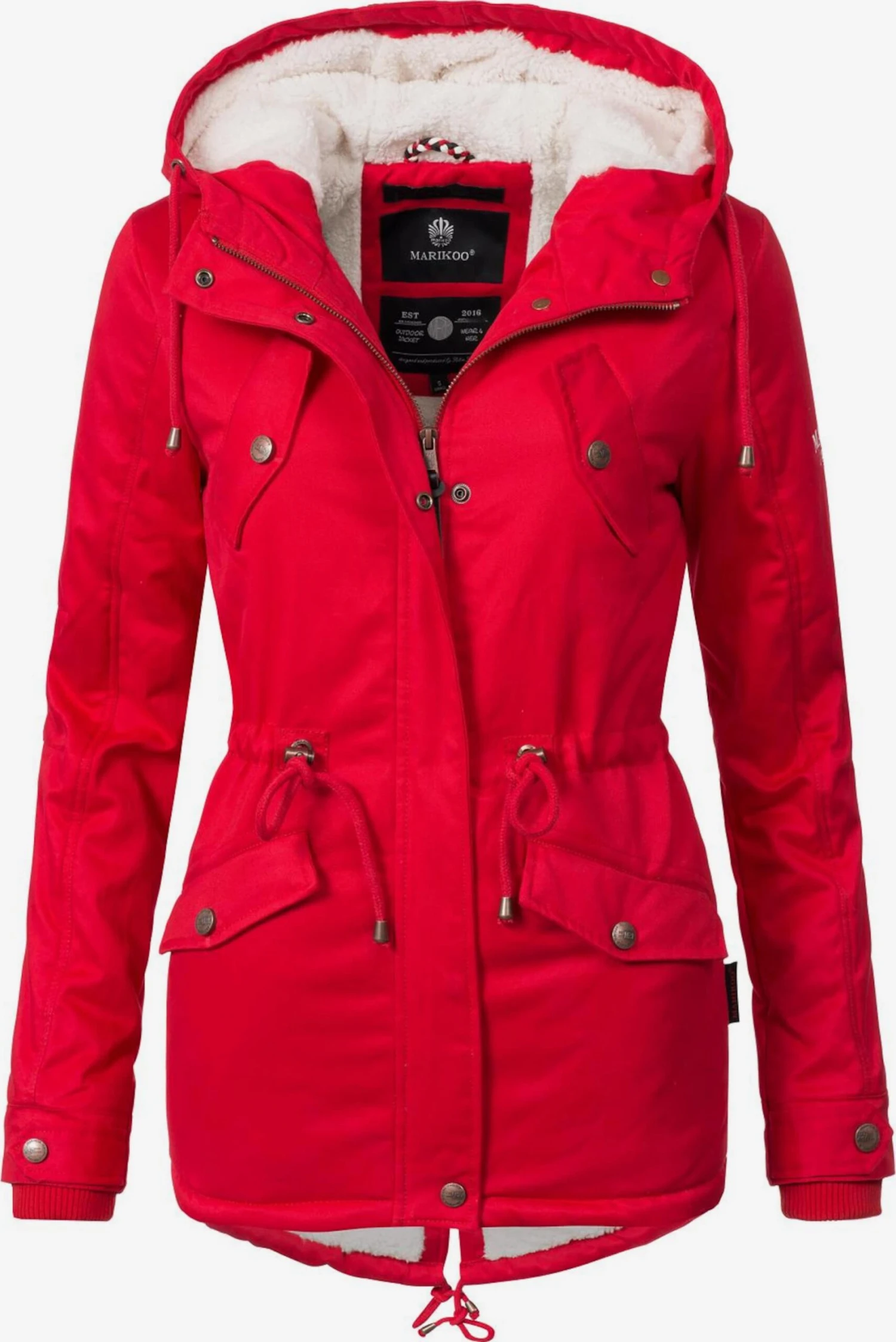 Marikoo Vestes Dhiver Veste D’hiver Manolya Femme Rouge 3 Marikoo Vestes Dhiver Veste D’hiver Manolya Femme Rouge