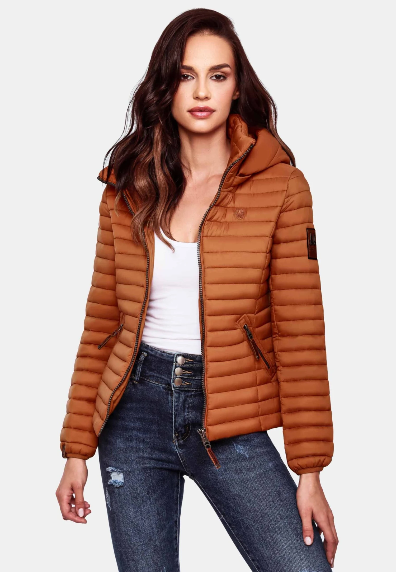 Marikoo Vestes De Mi-saison Veste Mi-saison Löwenbaby Femme Rouille 10 Marikoo Vestes De Mi-saison Veste Mi-saison Löwenbaby Femme Rouille – Image 8