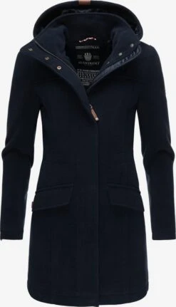 Marikoo Manteaux Dhiver Manteau D’hiver Femme Bleu Marine