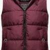 Marikoo Vestes Sans Manches Gilet Zarinaa Femme Bordeaux 1 Marikoo Vestes Sans Manches Gilet Zarinaa Femme Bordeaux -Marikoo Boutique ccfda77eb456407fd2c450b6763aeb74