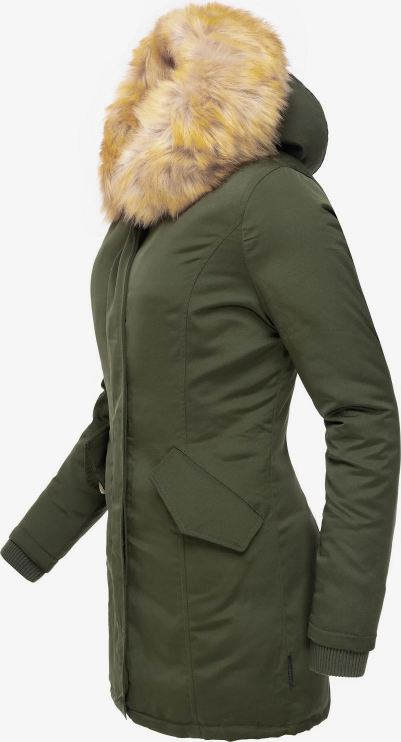 Marikoo Parkas Parka D’hiver Karmaa Femme Olive 5 Marikoo Parkas Parka D’hiver Karmaa Femme Olive – Image 3