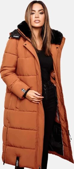 Marikoo Manteaux Dhiver Manteau D’hiver Femme Cognac -Marikoo Boutique cf9c8f205e0fd97c3279b39d33f14e95