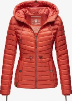 Marikoo Vestes De Mi-saison Veste Mi-saison Aniyaa Femme Corail -Marikoo Boutique d01d6ee974fc7ac78ff07c7f6695e07e