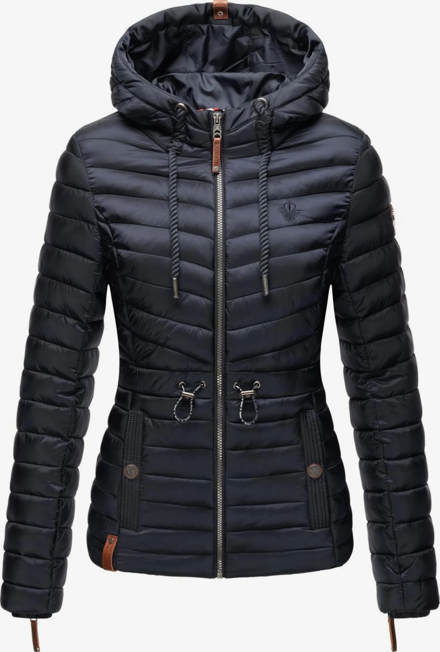 Marikoo Vestes De Mi-saison Veste Mi-saison Aniyaa Femme Bleu Marine 3 Marikoo Vestes De Mi-saison Veste Mi-saison Aniyaa Femme Bleu Marine