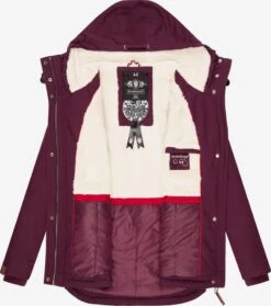 Marikoo Vestes Dhiver Veste D’hiver Bikoo Femme Lie De Vin -Marikoo Boutique d116c7d2a3e8579c0879f6754137166e