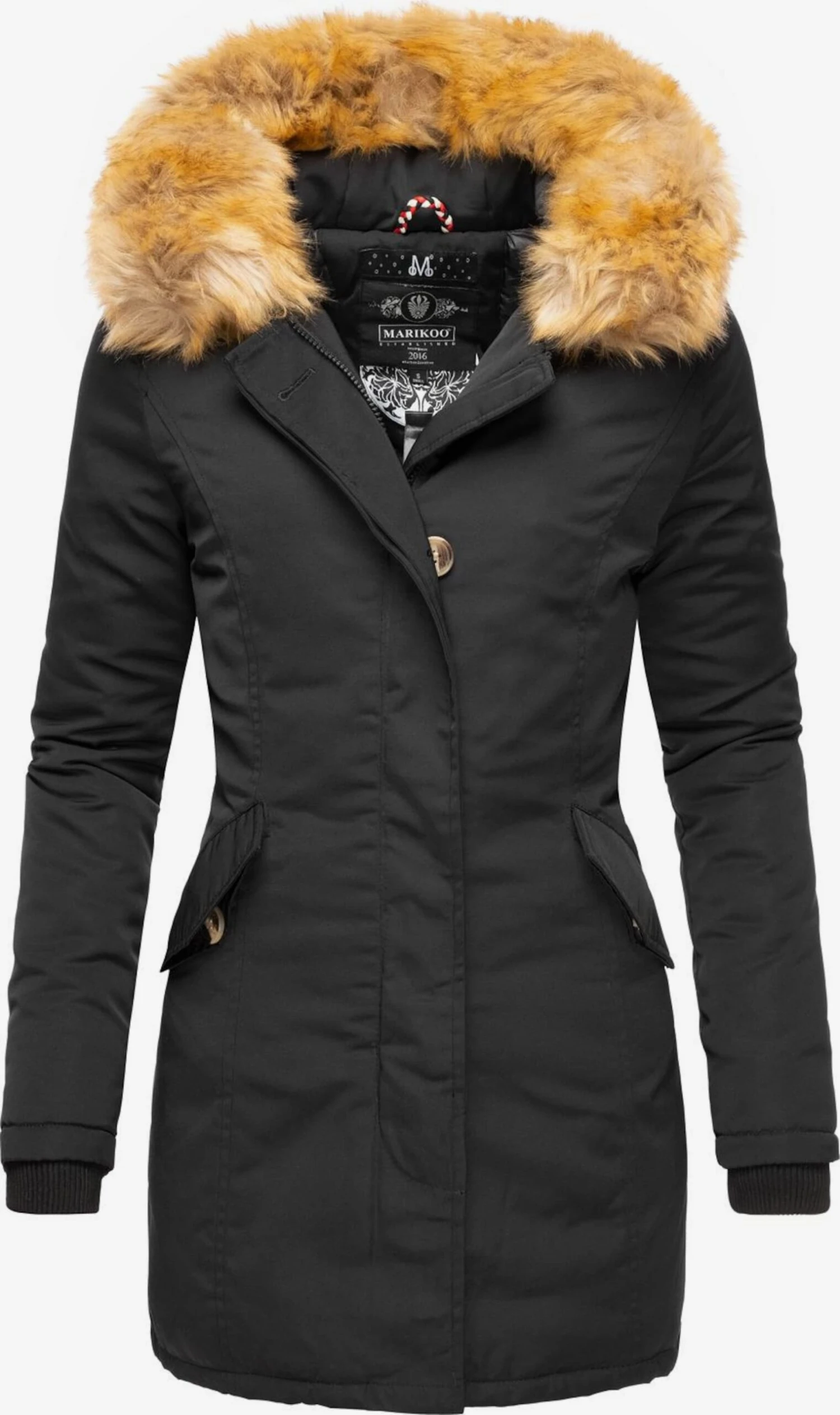 Marikoo Parkas Parka D’hiver Karmaa Femme Noir 3 Marikoo Parkas Parka D’hiver Karmaa Femme Noir