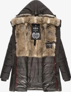 Marikoo Manteaux Courts Manteau D’hiver Femme Gris Basalte 18 Marikoo Manteaux Courts Manteau D’hiver Femme Gris Basalte -Marikoo Boutique d1dec553e2a002037a1badc0d93f1726